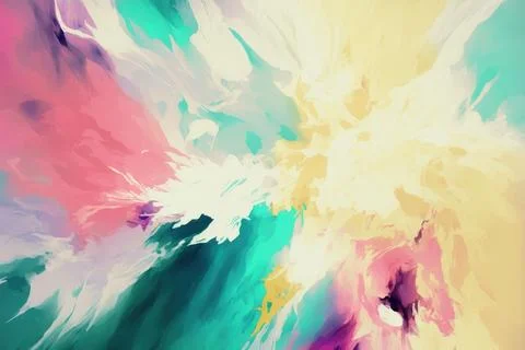Abstract multicolor liquid effect style background Stock Illustration