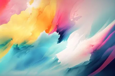 Abstract multicolor liquid effect style background Fotos de archivo