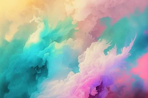 Abstract multicolor liquid effect style background Foto stock