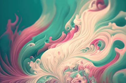 Abstract multicolor liquid effect style background Foto stock