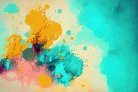 Abstract multicolor liquid effect style background Foto stock