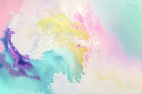 Abstract multicolor liquid effect style background Fotos de archivo