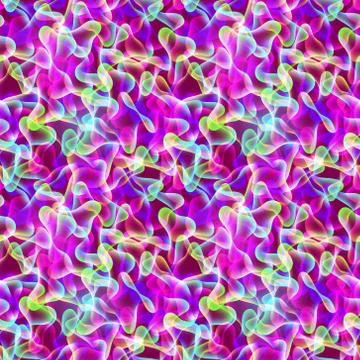 Abstract multicolor liquid vector seamless pattern. Colorful fluid overlapping Stockillustratie