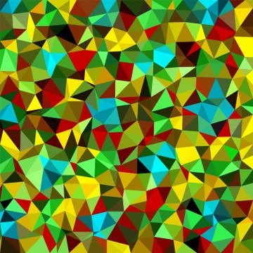Abstract multicolor low-poly vector background Stock Illustration