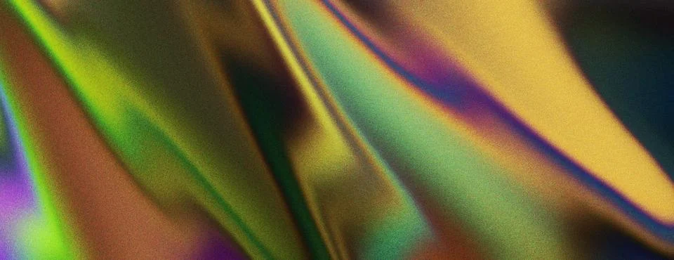 Abstract Multicolor Metallic Gradient Wave Background イラスト素材