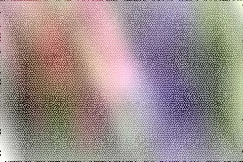 Abstract Multicolor Mosaic Background With Soft Gradient And Irregular Tile.. Stock Illustration