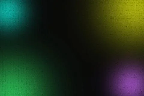Abstract multicolor neon light spot textured dark background Stock Illustration