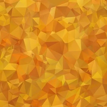 Abstract Multicolor orange, brown gradient geometric pattern. Triangles backg Stock Illustration