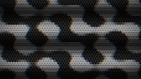 Abstract Multicolor Pixel Grid Seamless Loop Stock Footage 340652412