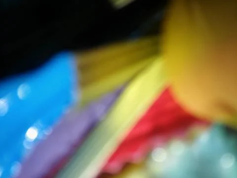 Abstract multicolor reflective wallpaper with different elements 写真素材