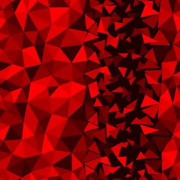 Abstract multicolor ruby red background. Vector polygonal design Illustrazione stock