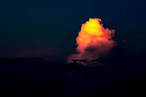 Abstract multicolor smoke move on black background, smoke clouds blurred moti Stock Photos