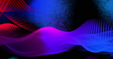 Abstract multicolor smooth wavy background Stock Footage 201664765