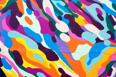 Abstract multicolor spotty background Stock Photos