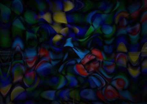 Abstract multicolored background - 3D illustration for your design Stock-Illustration