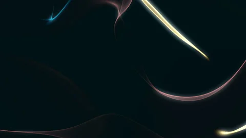 Abstract Multicolored Background Of Colored Waves Smoke Floating Stock Footage 91823915