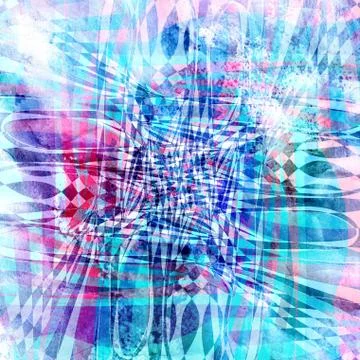 Abstract multicolored background with different elements Foto stock