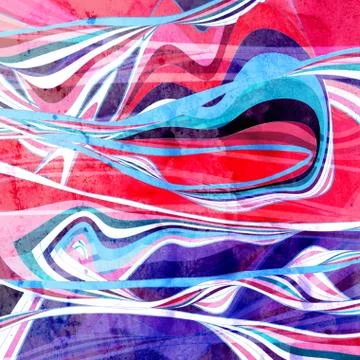 Abstract multicolored background with different geometric elements Stock Photos