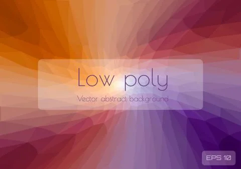 Abstract multicolored background. Geometric triangulation in colorful. Textured Stock Illustration