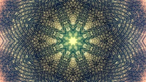 Abstract multicolored background of kaleidoscope effect. Stock Footage 82448183