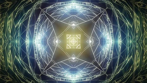 Abstract multicolored background of kaleidoscope effect. Stock Footage 82457626
