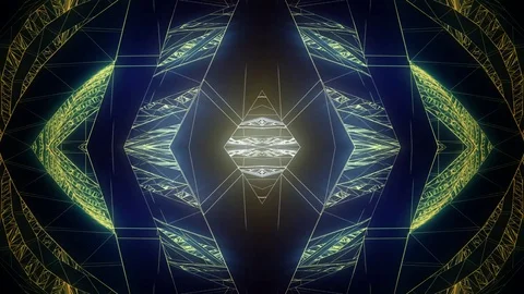 Abstract multicolored background of kaleidoscope effect. 動画素材 82523372