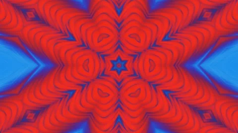 Abstract multicolored background with kaleidoscope effect. Vidéo 343447125