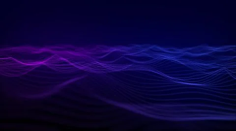 Abstract multicolored background. Technology big data background. Motion of d 스톡 일러스트