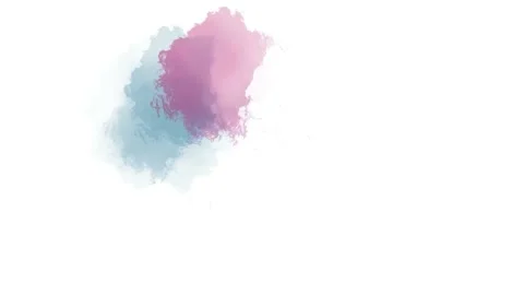 Abstract multicolored background texture ,brush strokes with watercolor paints Stock Footage 169208014