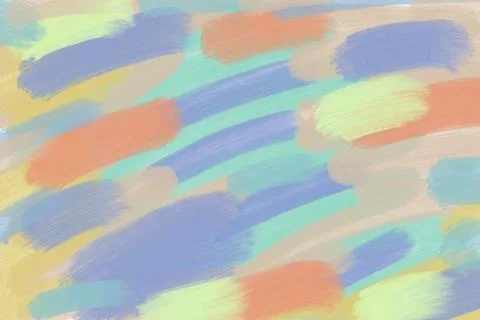Abstract multicolored background texture ,brush strokes with oil paints on canva Stock Photos