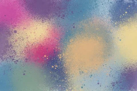 Abstract multicolored background texture ,brush strokes with spray paints on Stock Photos