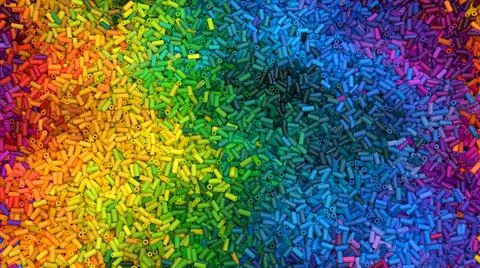 Abstract multicolored background with thousands of small beads Stock Illustration