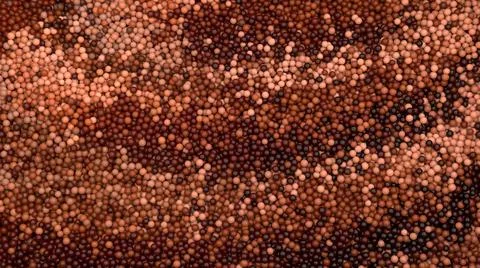 Abstract multicolored backround with heap of small tasty balls Illustrazione stock