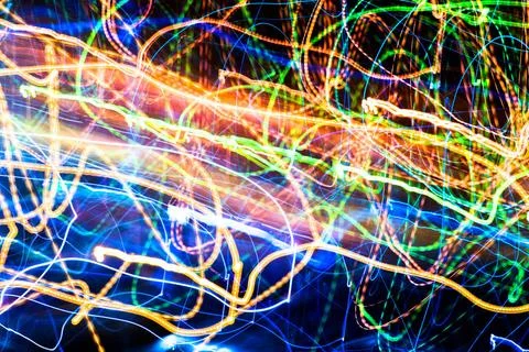 Abstract multicolored blurred lights background Abstract multicolored blur... Stock Photos