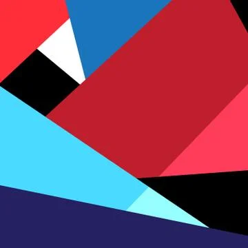 Abstract multicolored bright background of geometric shapes Stock Illustration