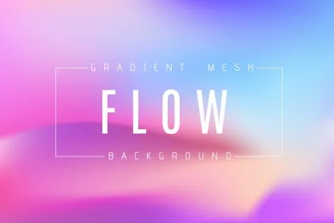 Abstract multicolored bright gradient mesh vector background. Stock Illustration