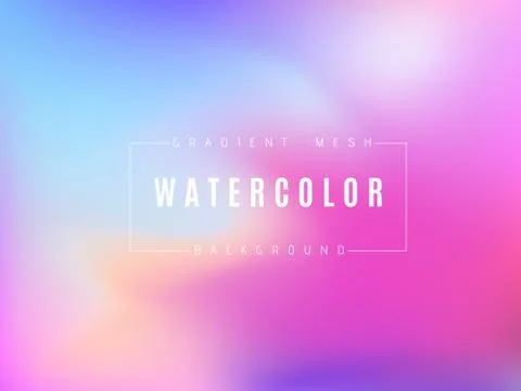 Abstract multicolored bright gradient mesh vector background. Stock Illustration