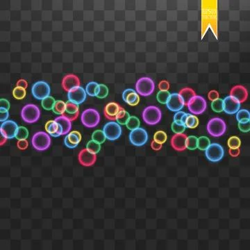 Abstract multicolored bubble effect explosion with light modern design. Stock Illustration