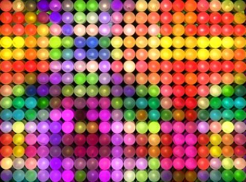 Abstract multicolored creative neon lights background. Stock Photos