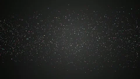 Abstract multicolored dots gently drift across a dark background Stock Footage 327338228