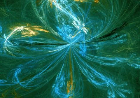 Abstract multicolored fractal pattern Stock Illustration