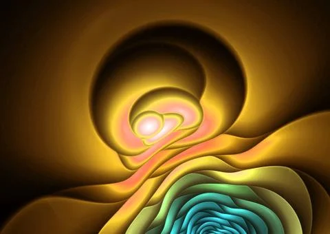 Abstract multicolored fractal pattern Stock Photos