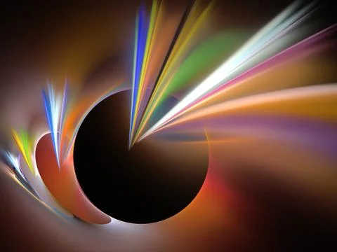 Abstract multicolored fractal pattern Stock Photos