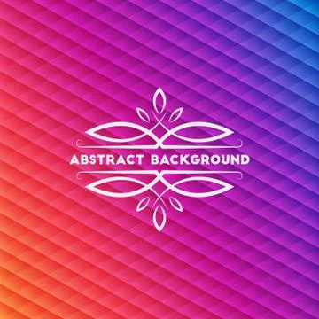 Abstract multicolored geometric background Stock Illustration