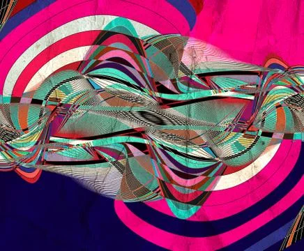 Abstract multicolored geometric background Stock Illustration