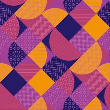 Abstract multicolored geometric pattern. Stockillustratie