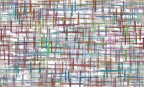 Abstract multicolored geometric pattern in soft and pastel colors. Illustrazione stock