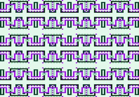 Abstract multicolored geometric pattern. Vector seamless pattern. Stock Illustration