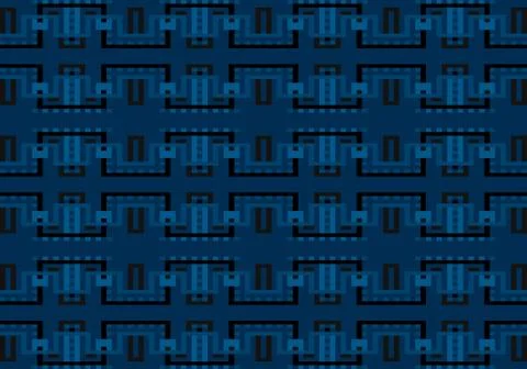 Abstract multicolored geometric pattern. Vector seamless pattern. Stock-Illustration