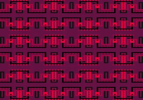 Abstract multicolored geometric pattern. Vector seamless pattern. Stock-Illustration